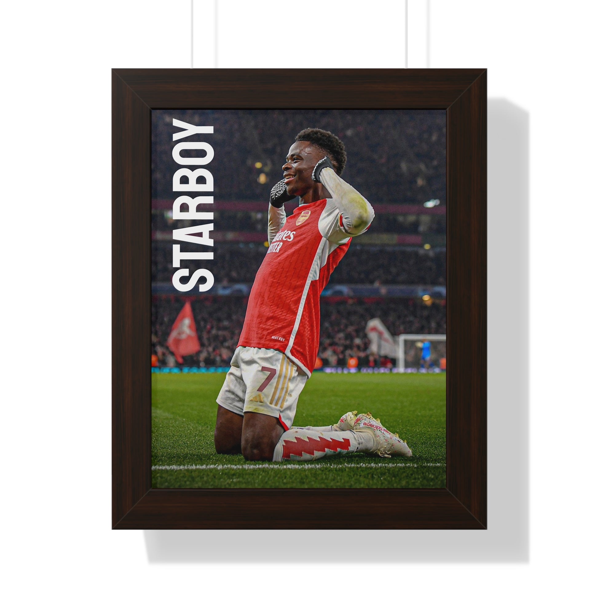 Saka Starboy Framed Vertical Poster