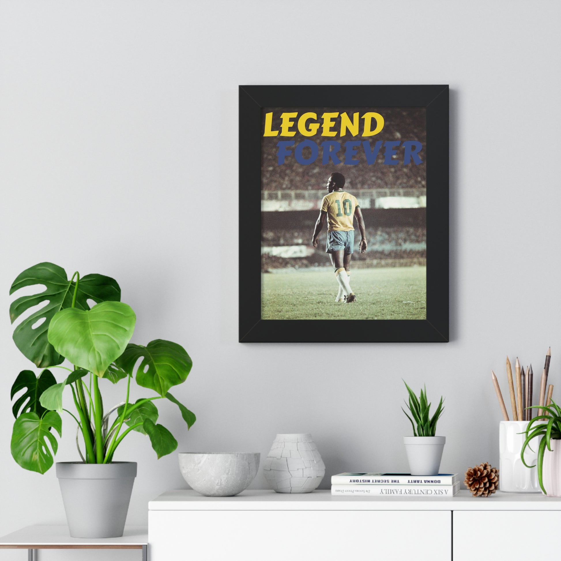 PELE Framed Vertical Poster