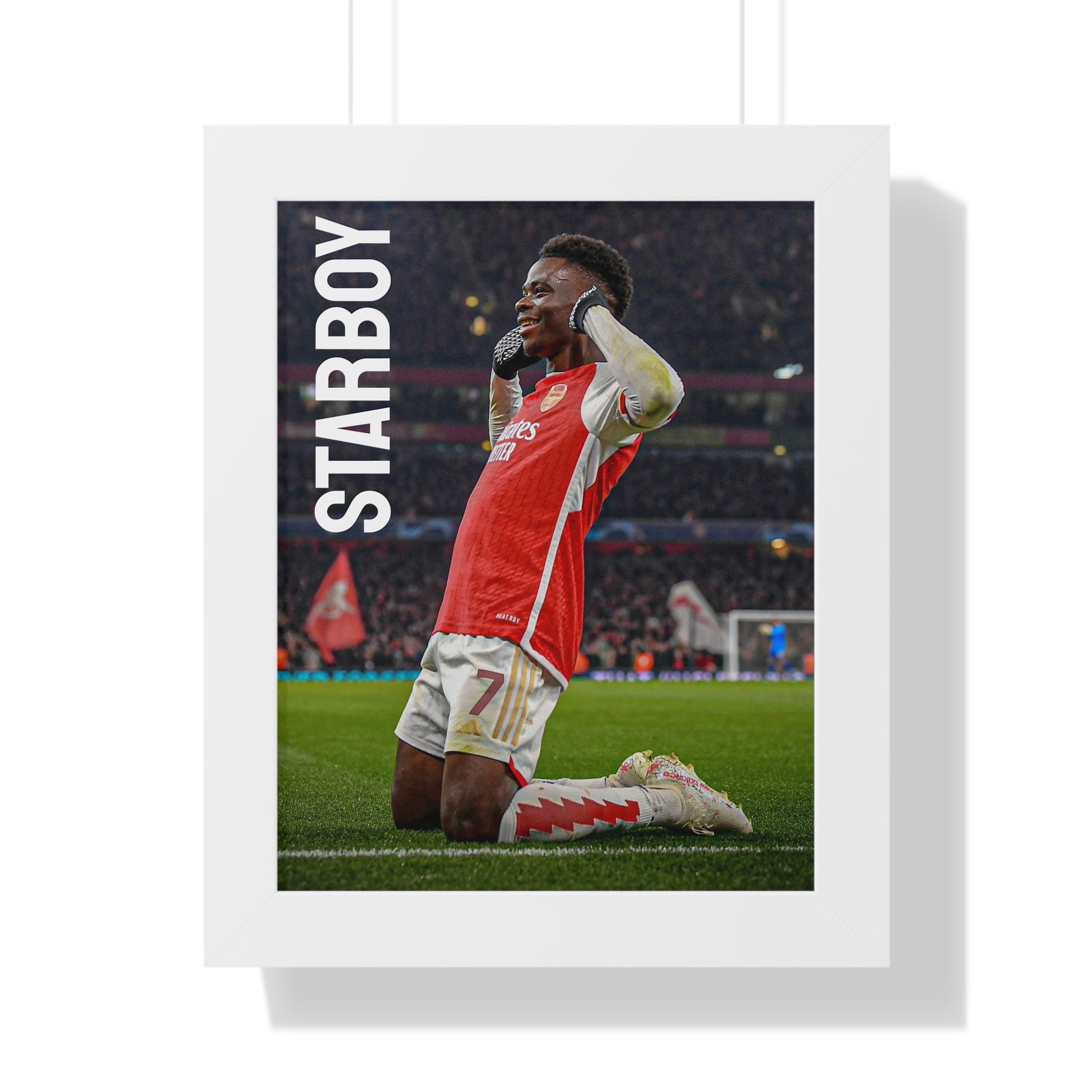 Saka Starboy Framed Vertical Poster