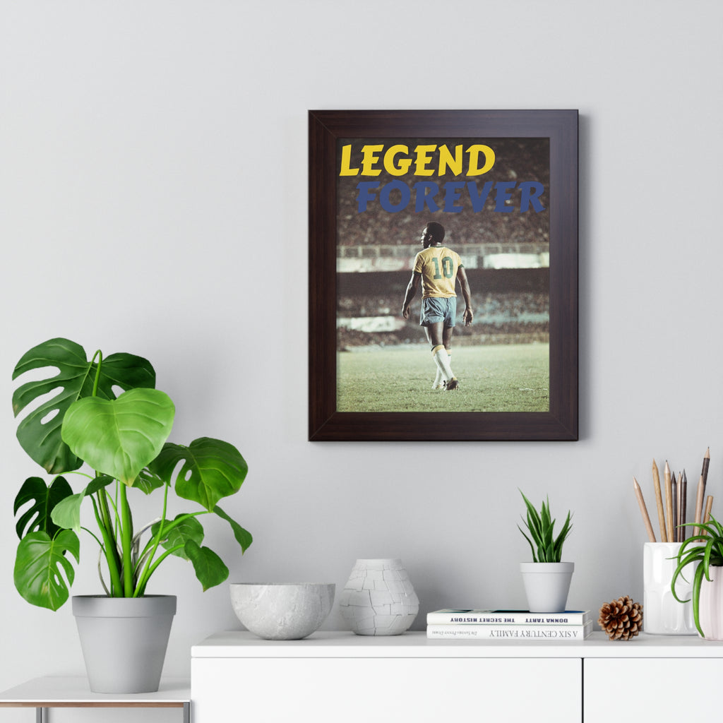 PELE Framed Vertical Poster