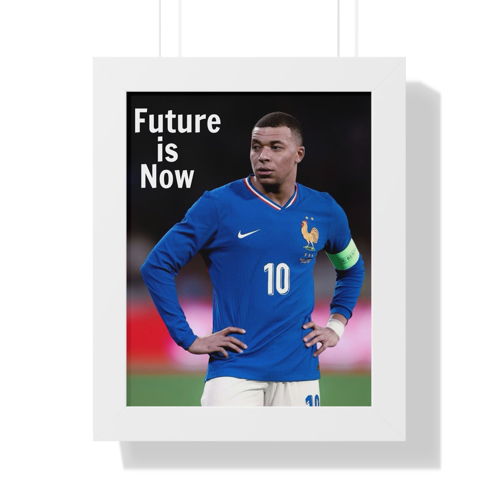 Mbappe Framed Vertical Poster