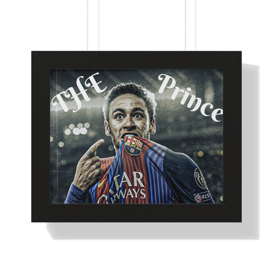 Neymar Barca Framed Horizontal Poster