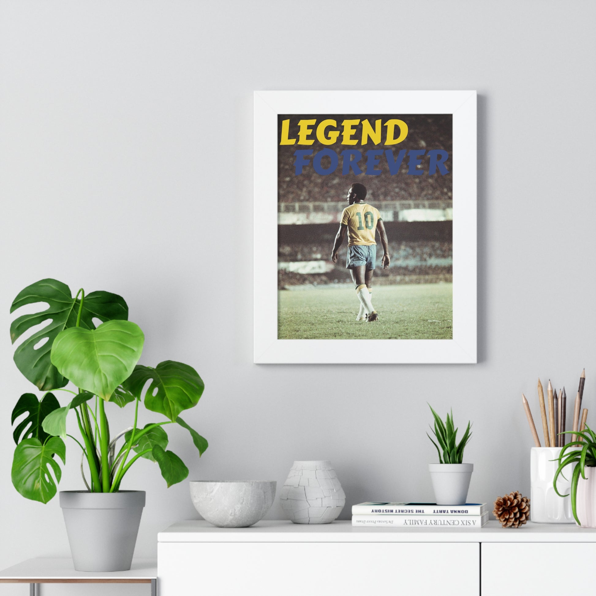 PELE Framed Vertical Poster