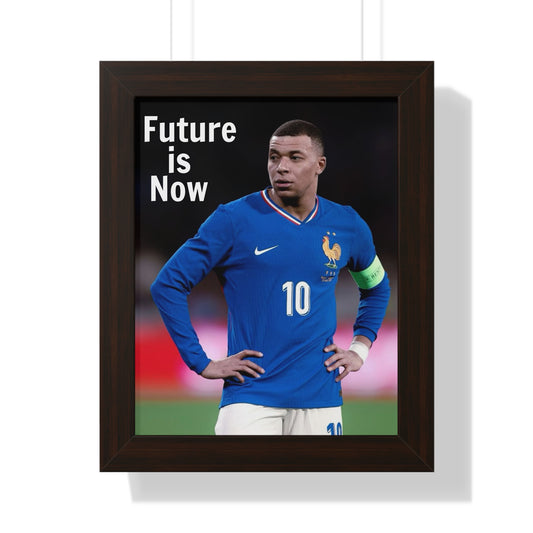 Mbappe Framed Vertical Poster